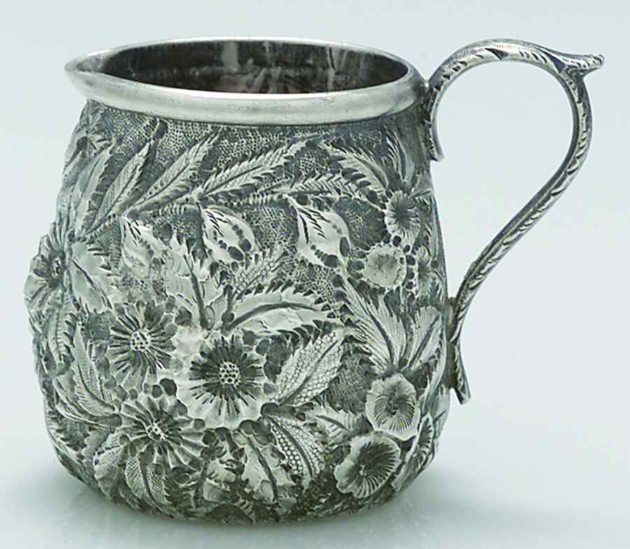 Repousse-Full-Hand Chased (925-1000) Mini Creamer by Kirk Stieff-1