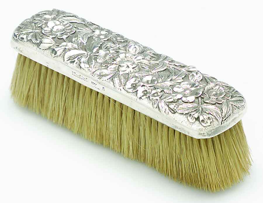 Repousse-Full Chased-Hand Chased Clothes Brush by Kirk Stieff-1
