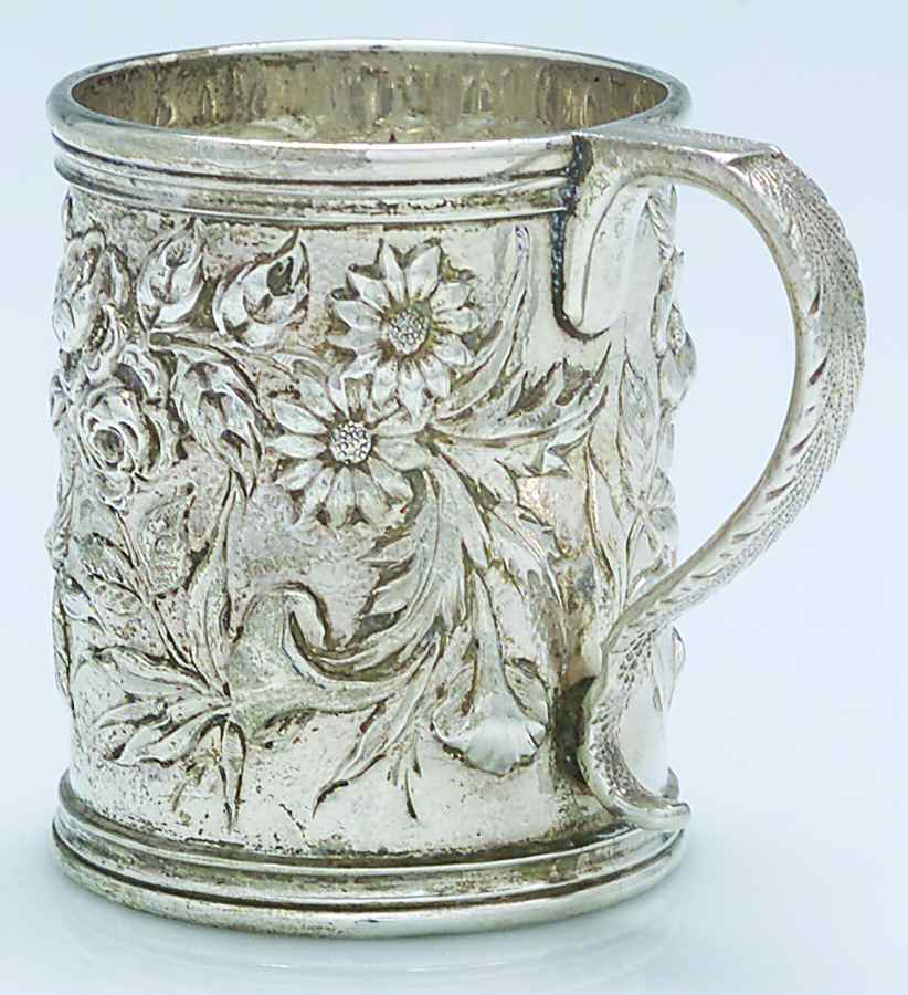 Repousse-Full Chased-Hand Chased Child's Cup by Kirk Stieff-1