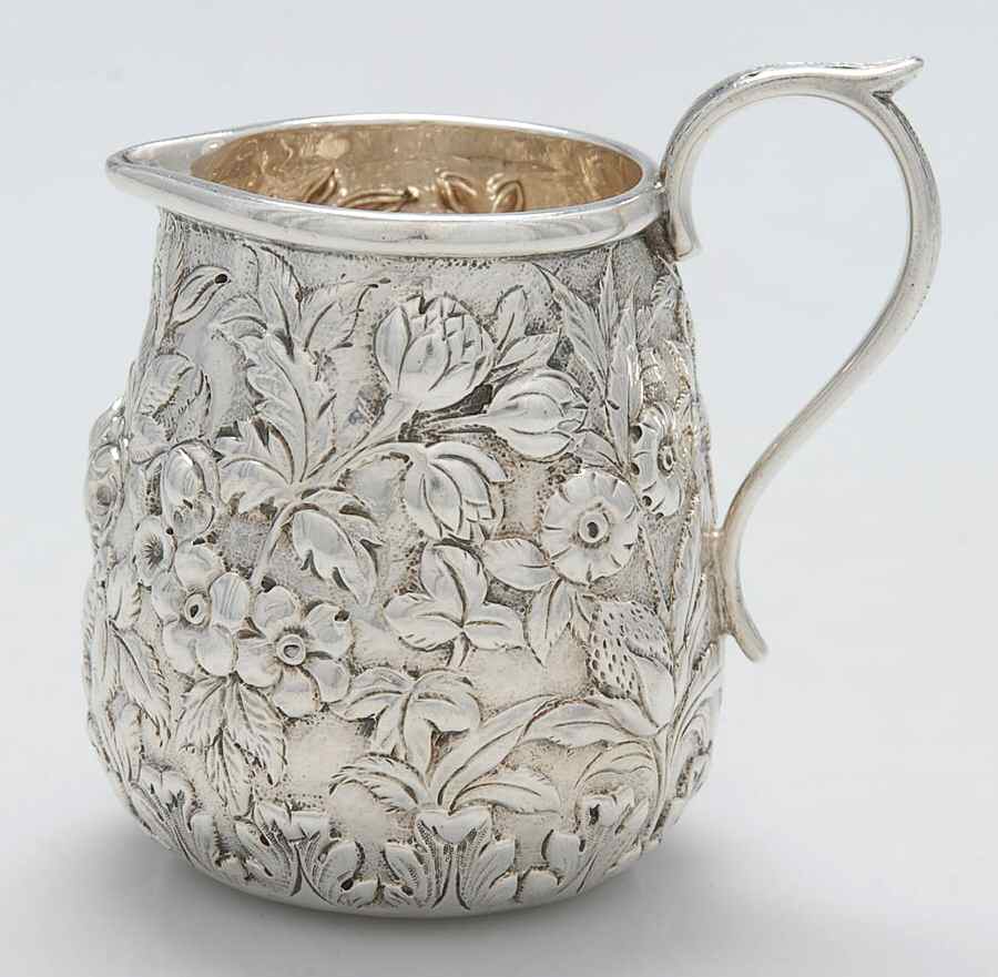Repousse-Full-Hand Chased (925-1000) Mini Creamer by Kirk Stieff-1