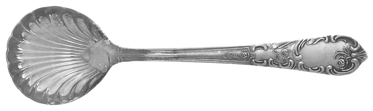 KTR3 (SILVERPLATE) Sugar Shell Spoon by Hans Kortner-1