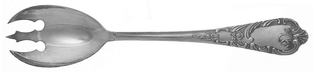 KTR3 (SILVERPLATE) Pierced Tablespoon (Serving Spoon) by Hans Kortner-1