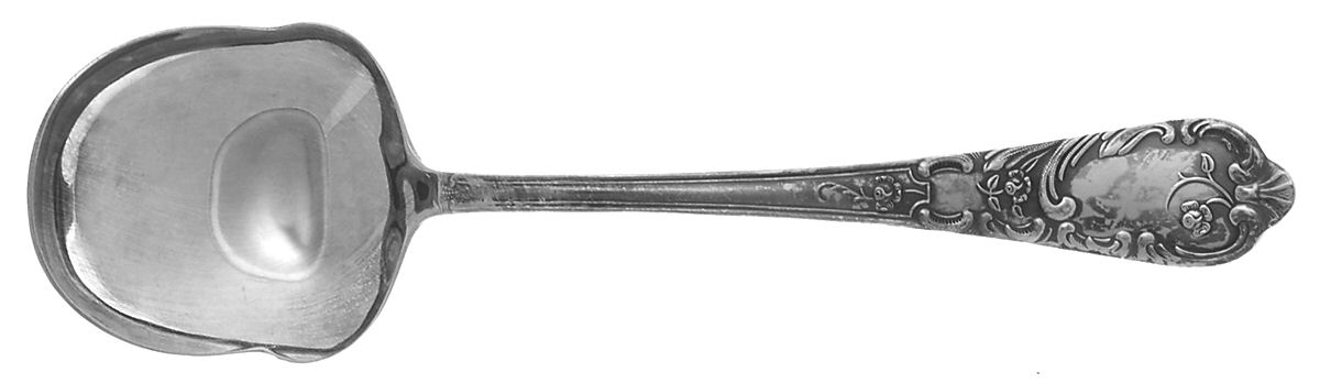 KTR3 (SILVERPLATE) Boiled Potato Ladle, Solid Piece by Hans Kortner-1