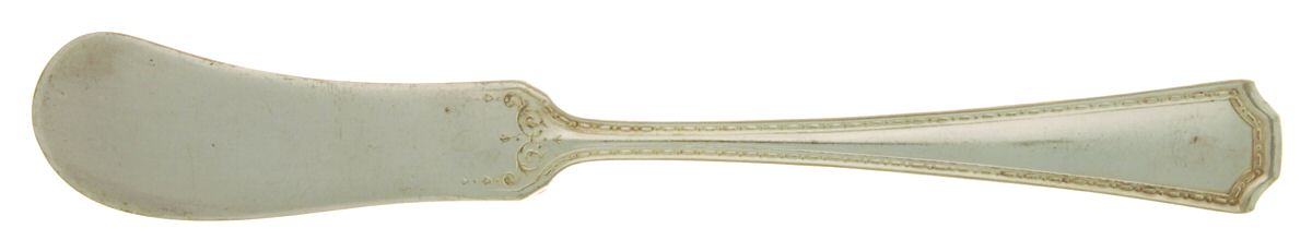 Knp1 (Silverplate) Flat Handle Butter Spreader by Kenilworth-1
