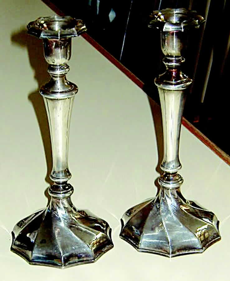 Keswick (Silverplate, Hollowware) Silverplate Candlestick by Kirk Stieff-1