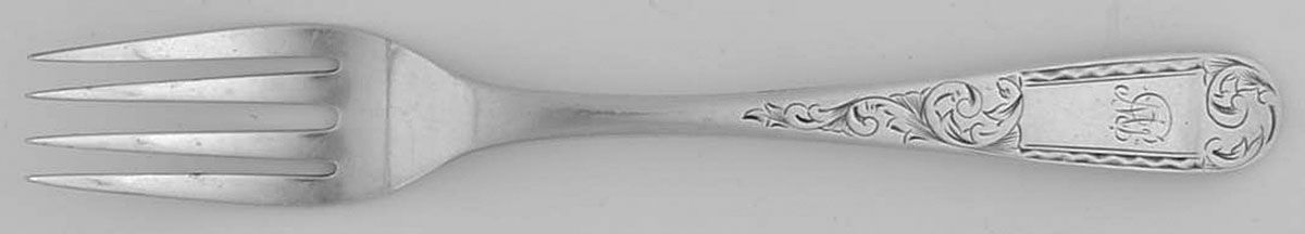 Mayflower (Coin) Youth Fork by Kirk Stieff-1