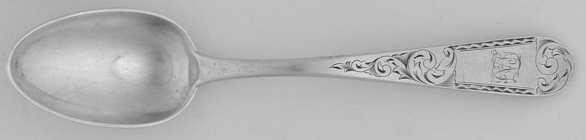 Mayflower (Coin) Dessert/Oval Soup Spoon by Kirk Stieff-1