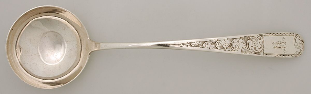Mayflower (Coin) Solid Soup Ladle by Kirk Stieff-1