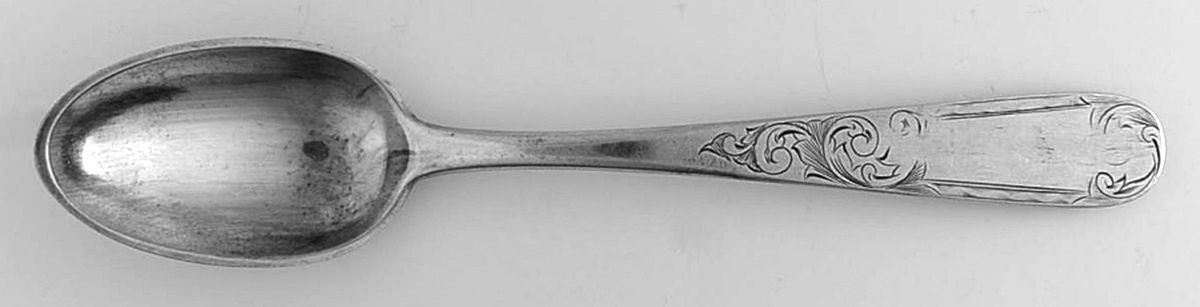 Mayflower (Coin) Five O'Clock Teaspoon by Kirk Stieff-1