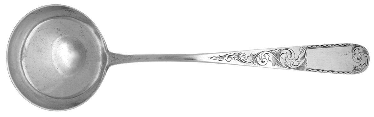Mayflower (Coin) Solid Soup Ladle by Kirk Stieff-1