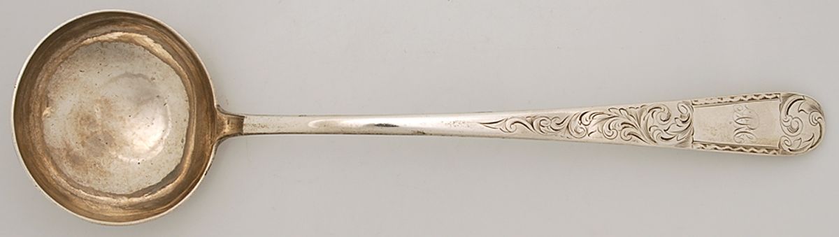 Mayflower (Coin) Oyster Ladle Solid Piece by Kirk Stieff-1