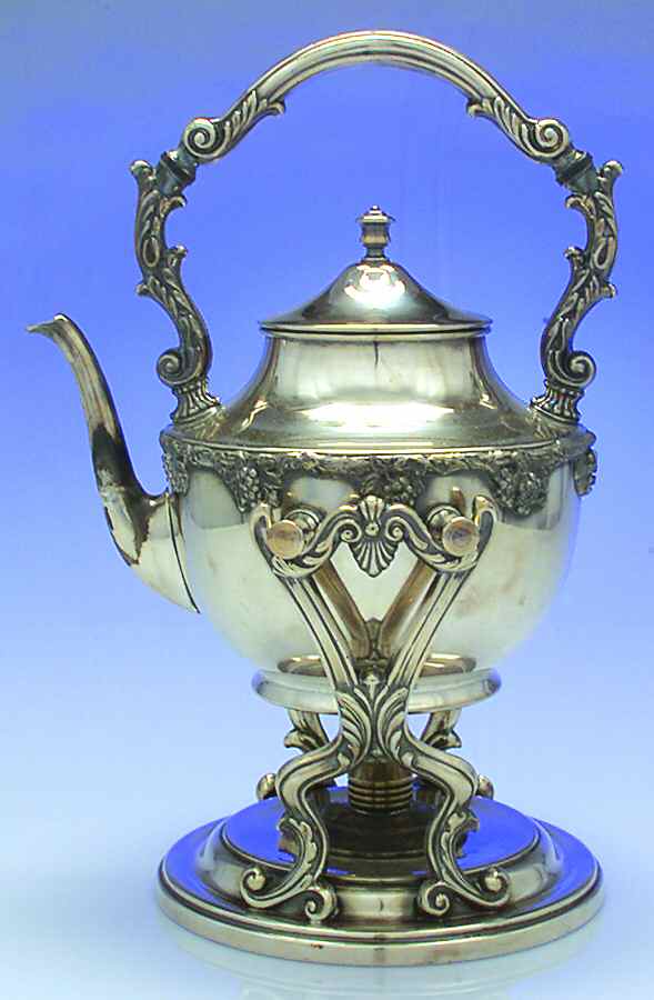 KYS4 (Silverplate, Hollowware) Kettle, Stand & Burner by Keystone Silver -1