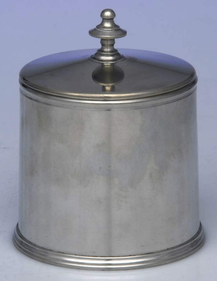 Old Sturbridge Village (Pewter, Hollowware) Sugar Bowl with Lid by Kirk Stieff-1
