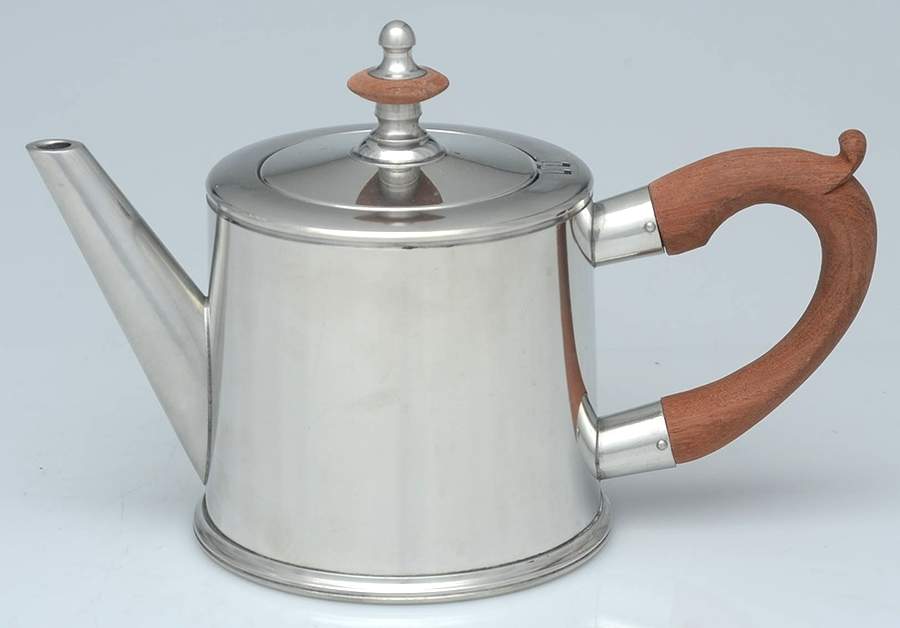 Old Sturbridge Village (Pewter, Hollowware) Tea Pot by Kirk Stieff-1