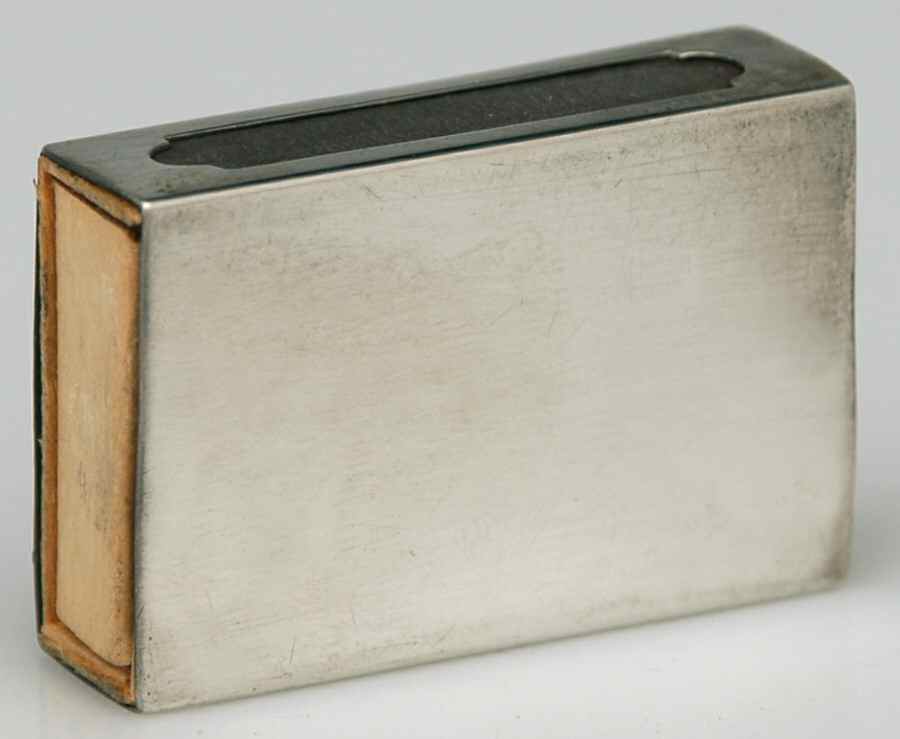 90 (Sterling, Hollowware) Match Box Cover by Kirk Stieff-1