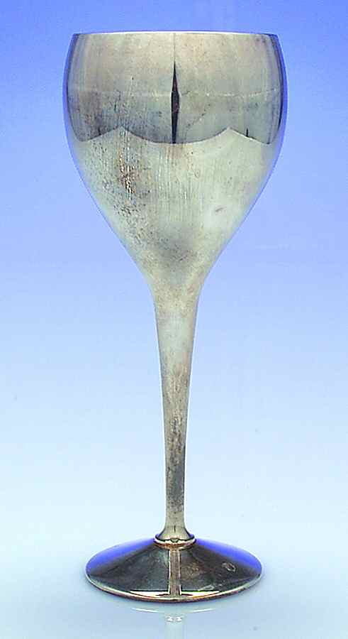 KIS11 (Silverplate, Hollowware) Silverplate Wine Goblet by Kirk Stieff-1