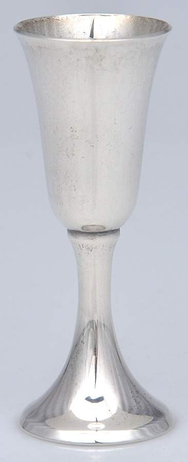 0801 (Sterling, Hollowware) Sterling Cordial Cup by Kirk Stieff-1