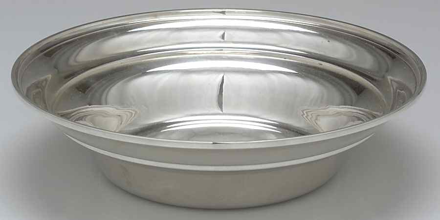 012-X (Sterling, Hollowware) Medium Sterling Round Vegetable Bowl by Kirk Stieff-1