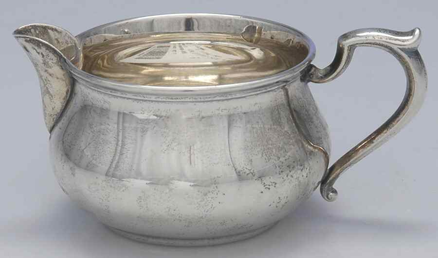71 (Sterling, Hollowware) Mini Open Sugar Bowl by Kirk Stieff-1