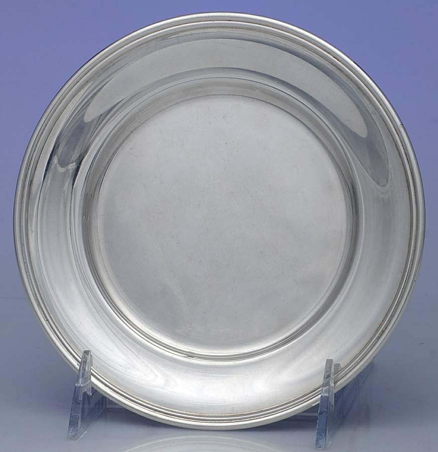 58 (Sterling, Hollowware) Bread Plate by Kirk Stieff-1