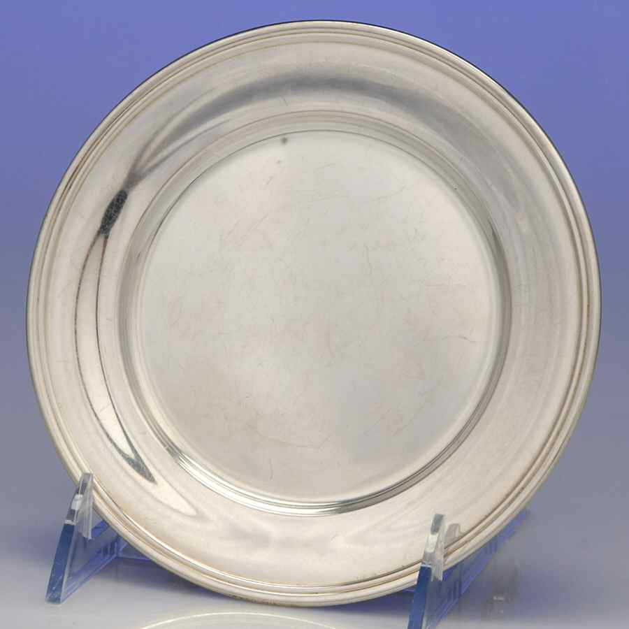 58 (Sterling, Hollowware) Bread Plate by Kirk Stieff-1