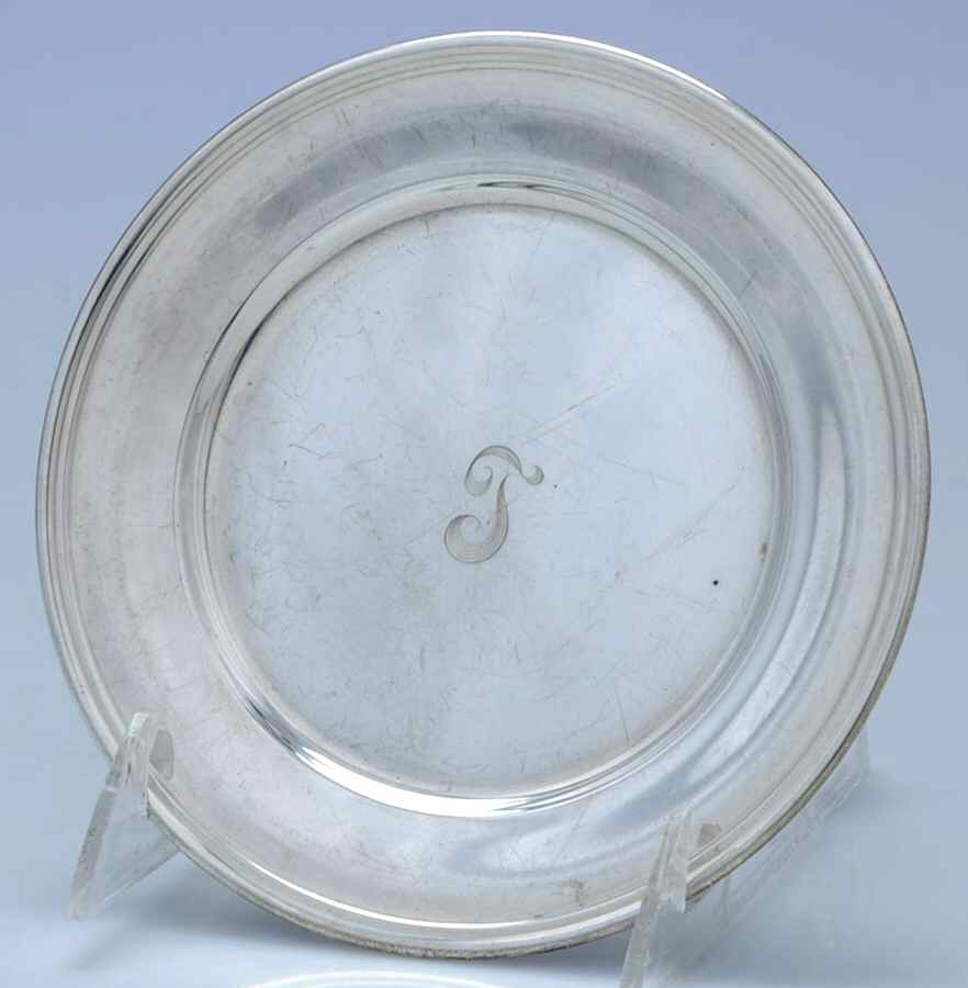58 (Sterling, Hollowware) Bread Plate by Kirk Stieff-1