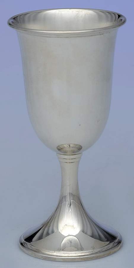 72 (Sterling, Hollowware) Wine Goblet by Kirk Stieff-1