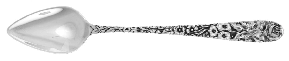 Repousse (Sterling, Coin, 1830) Fruit/Orange Spoon by Kirk Stieff-1