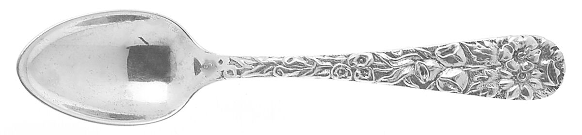 Repousse (Sterling, Coin, 1830) Demitasse Spoon by Kirk Stieff-1