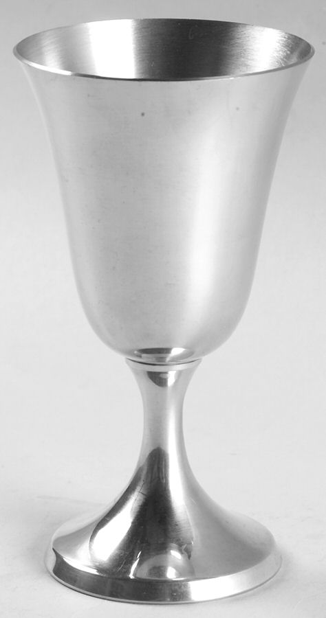 P104 (Pewter, Hollowware) Wine Goblet by Kirk Stieff-1