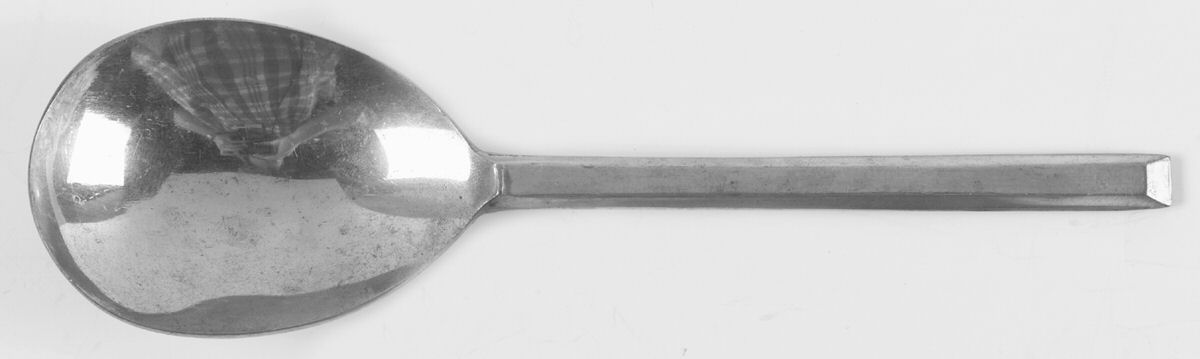 KIS13 (Pewter) Round Bowl Soup Spoon (Gumbo) by Kirk Stieff-1
