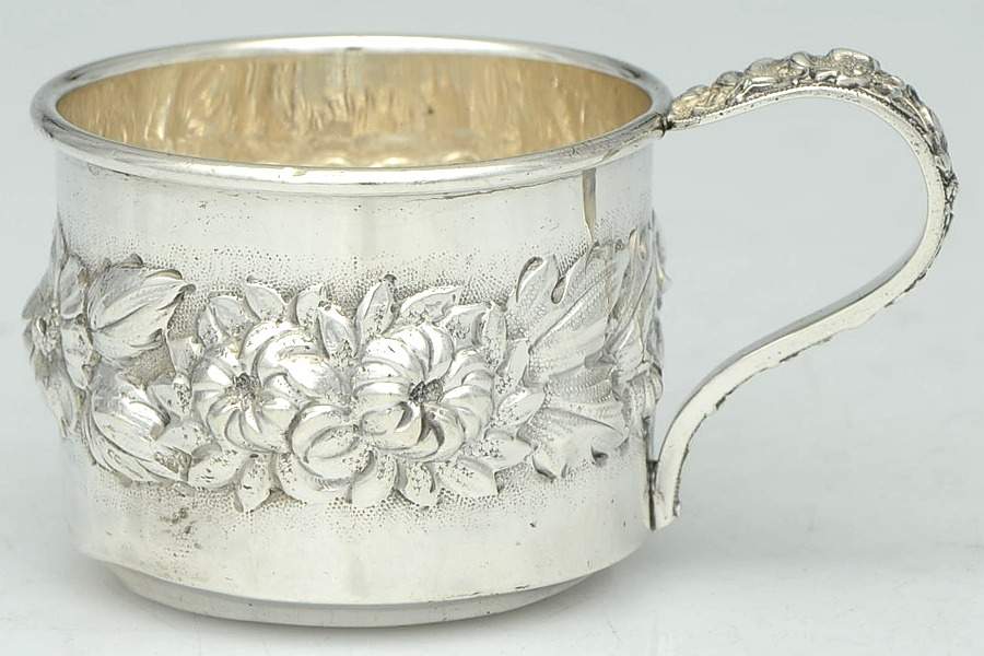 Stieff Rose (Sterling, 1892, Hollowware) Baby Cup by Kirk Stieff-1