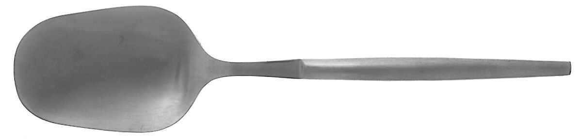 KLD1 (Stainless) Solid Salad Serving Spoon by Kalmar Design (Italy)-1