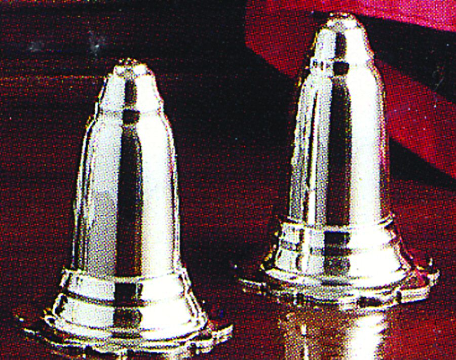 Capella (Pewter, Hollowware) Salt and Pepper Set by Kirk Stieff-1