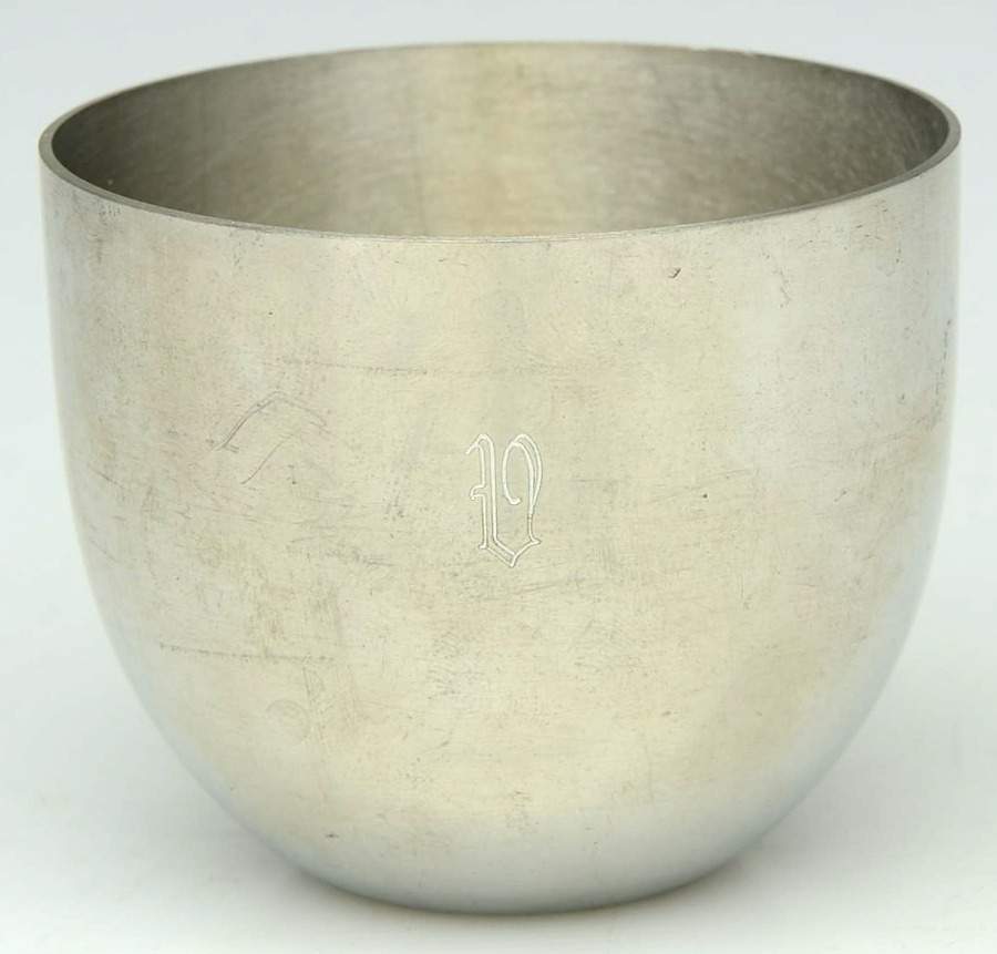 Jefferson Cup (Pewter, Hollowware) Monogrammed Jefferson Cup by Kirk Stieff-1