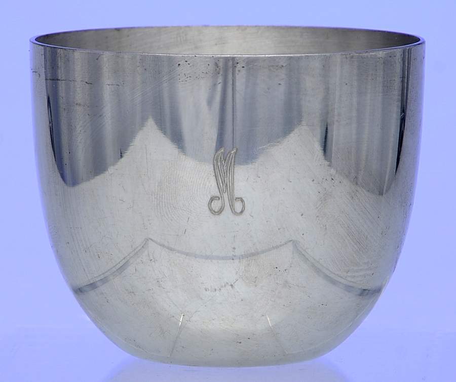 Jefferson Cup (Pewter, Hollowware) Monogrammed Jefferson Cup by Kirk Stieff-1