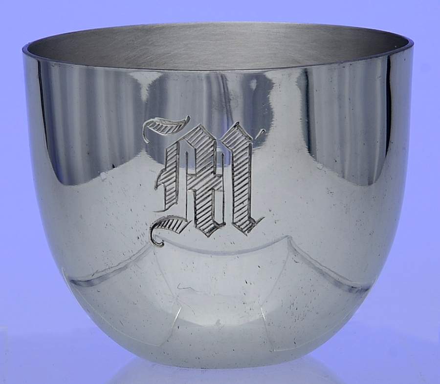 Jefferson Cup (Pewter, Hollowware) Monogrammed Jefferson Cup by Kirk Stieff-1