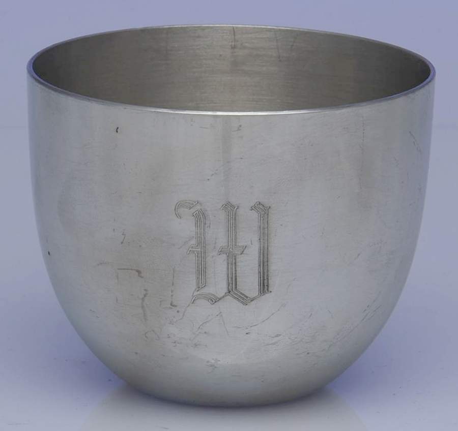 Jefferson Cup (Pewter, Hollowware) Monogrammed Jefferson Cup by Kirk Stieff-1