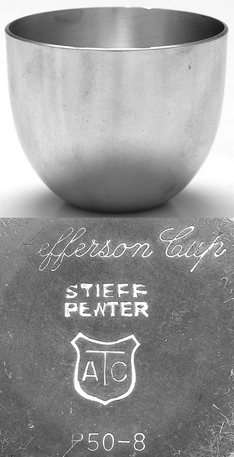 Jefferson Cup (Pewter, Hollowware) Jefferson Cup by Kirk Stieff-1