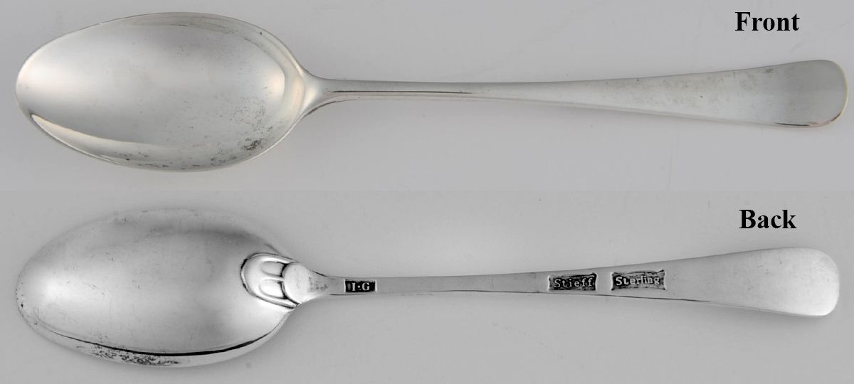 Williamsburg Geddy (Sterling) Demitasse Spoon by Kirk Stieff-1