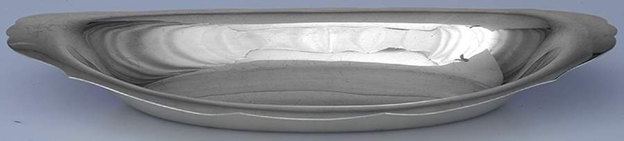260 (Sterling, Hollowware, Scalloped) 11" Bread Tray by Kirk Stieff-1