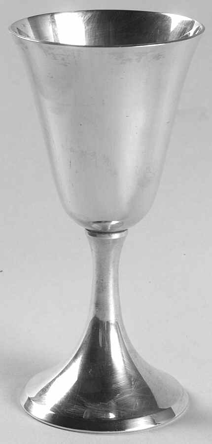 0801 (Sterling, Hollowware) Sterling Wine Goblet by Kirk Stieff-1