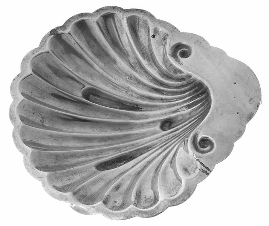 402 (Sterling, Hollowware) Sterling Bon Bon Shell Bowl by Kirk Stieff-1