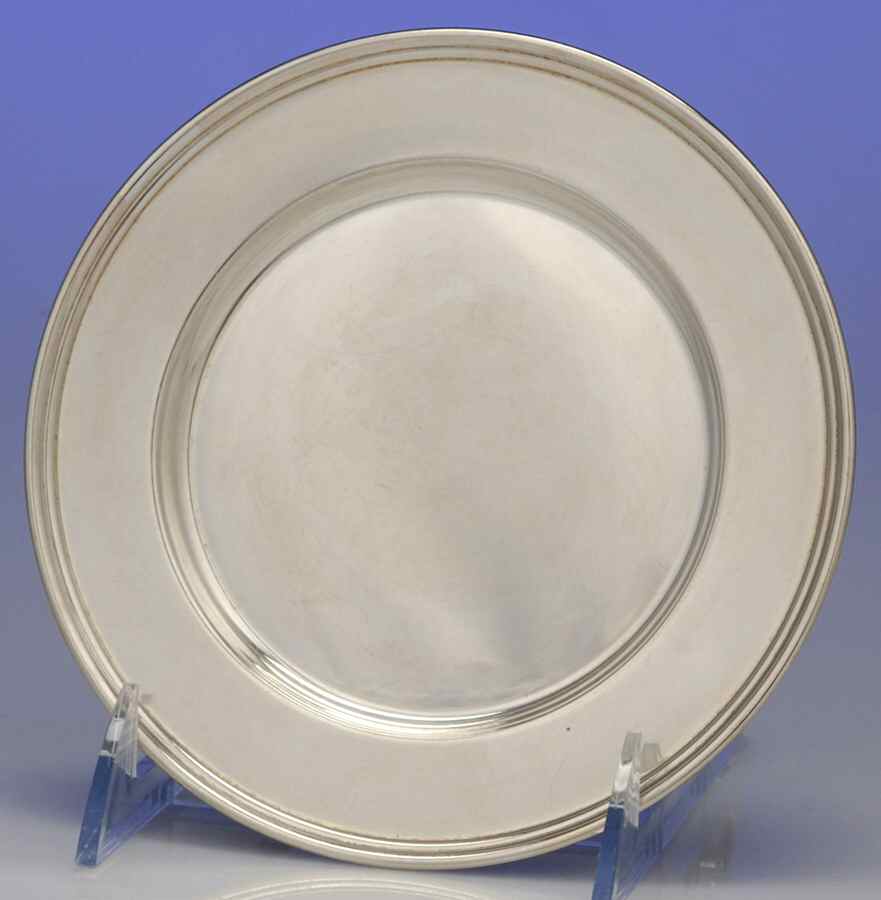 0725 (Sterling, Hollowware) Bread Plate by Kirk Stieff-1