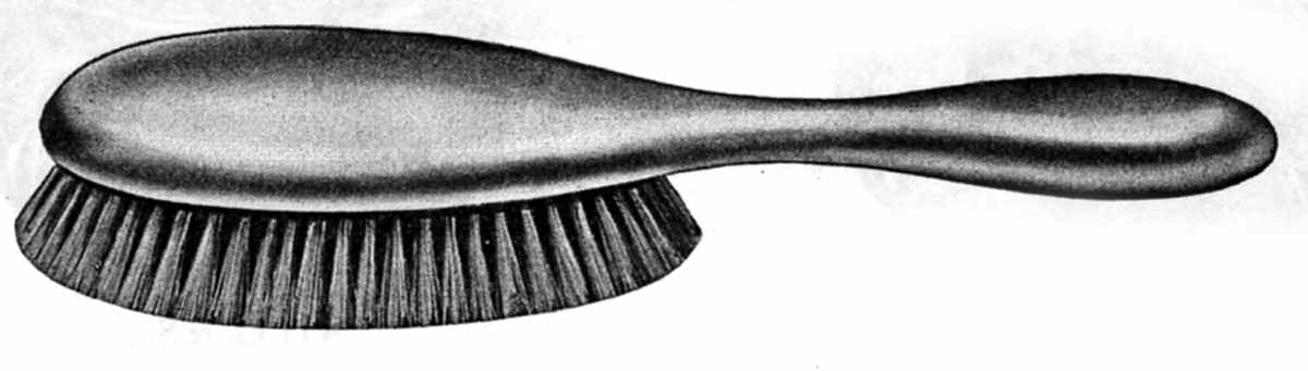 Clinton (Sterling, Hollowware) Hair Brush by Kirk Stieff-1