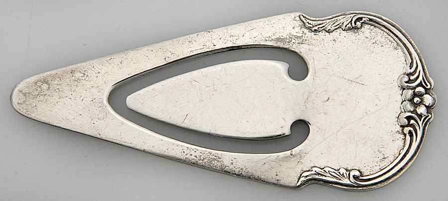 8 (Sterling, Hollowware) Decorative Book Mark by Kirk Stieff-1
