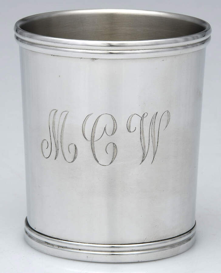 P100 (Pewter, Hollowware) Pewter Washington Camp Cup by Kirk Stieff-1