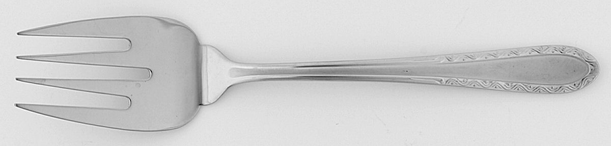 KCA3 (Stainless) Large Solid Cold Meat Serving Fork by Karaca-1