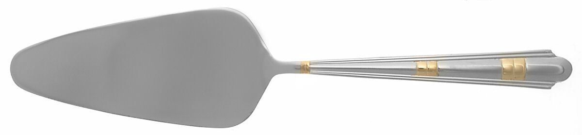 KCA5 (Stainless, Gold Accent) All Stainless Pie Server by Karaca-1