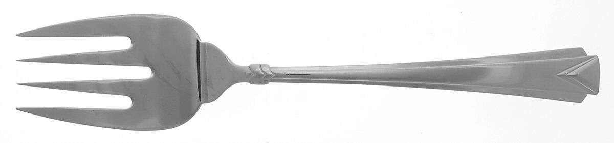 KCA7 (Stainless) Large Solid Cold Meat Serving Fork by Karaca-1